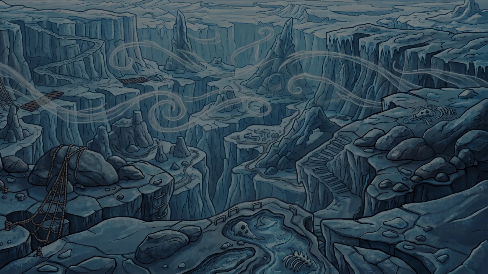 Canyon of Frozen Winds